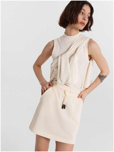 Юбка женская бежевая Mark Formelle 103227890