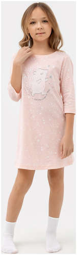 Сорочка ночная для девочек розовая со звездами Mark Formelle / 103172061 - вид 2
