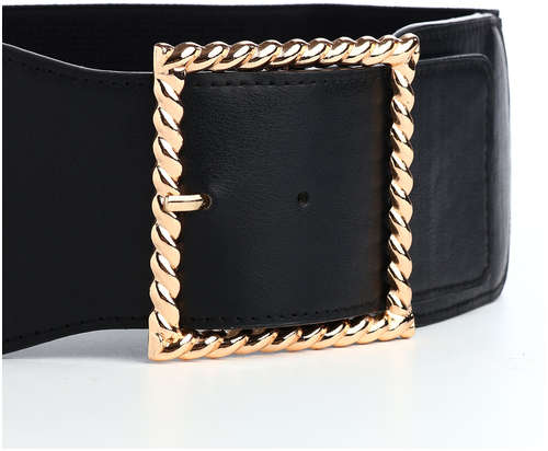 Ремень женский, ширина 7,5 см, цвет черный / 103206561 - вид 2