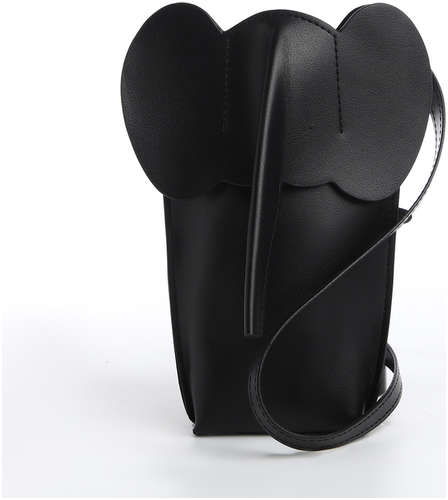 Сумка женская кросс-боди на кнопке, цвет черный / 103174184