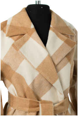 Пальто женское демисезонное (пояс) EL PODIO / 10393503 - вид 2