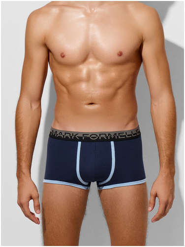 Трусы боксеры мужские синие Mark Formelle 103239461
