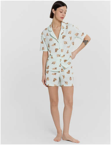 Комплект женский (рубашка, шорты) Mark Formelle / 103234070 - вид 2