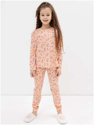 Пижама для девочек (лонгслив, брюки) Mark Formelle / 103171880 - вид 2