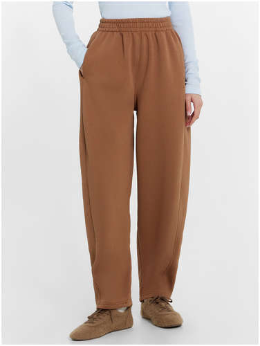 Брюки женские в кашатаново-коричневом цвете Mark Formelle / 103213229 - вид 2