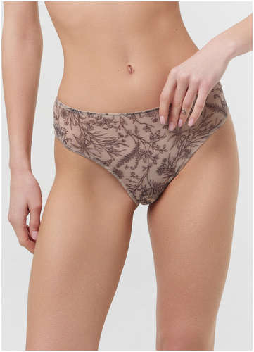 Трусы слипы женские из сеточки с кружевом Mark Formelle / 103219062 - вид 2