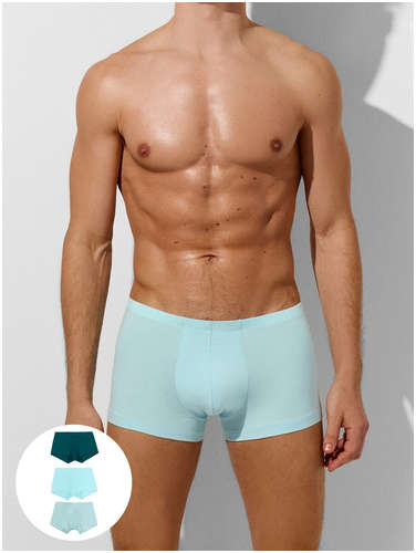 Трусы боксеры мужские в наборе, 3 шт Mark Formelle 103231462