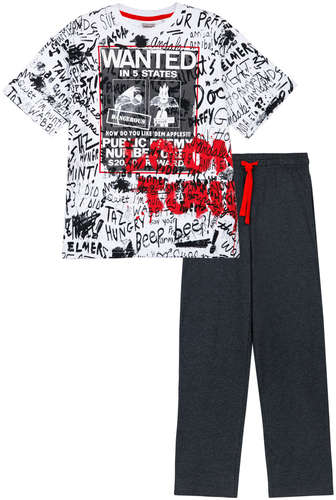 Комплект трикотажный фуфайка футболка брюки пижама PLAYTODAY / 103181559