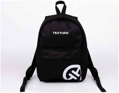 Рюкзак на молнии, наружный карман, цвет чёрный TEXTURA 103107146