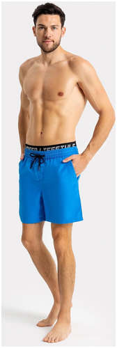 Шорты мужские спортивные для купания в синем цвете Mark Formelle / 103167940 - вид 2