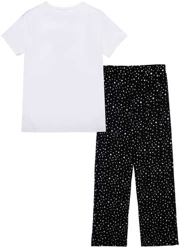 Комплект фуфайка трикотажная футболка брюки пижама классический пояс PLAYTODAY / 103154404 - вид 2
