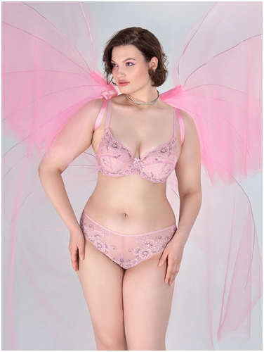 Бюстгальтер женский кружевной розовый Mark Formelle 103226479