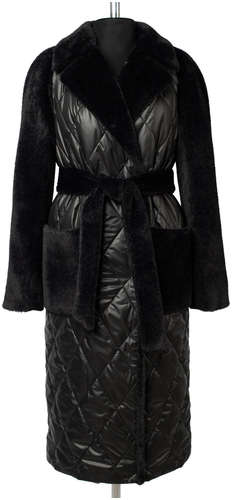 Пальто женское утепленное (пояс) EL PODIO / 103164133 - вид 2