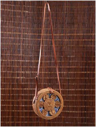 Сумка женская через плечо плетеная / 103221805 - вид 2