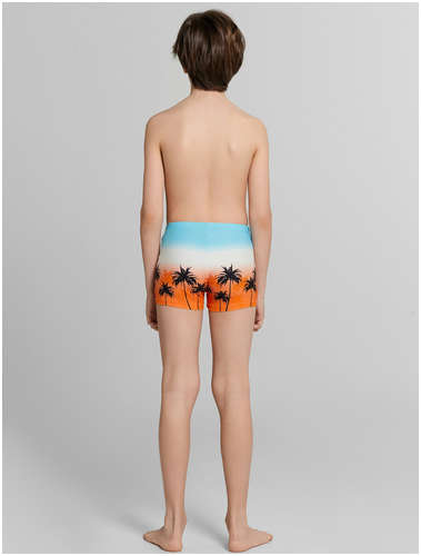 Трусы купальные для мальчиков с тропическим принтом Mark Formelle / 103228720 - вид 2
