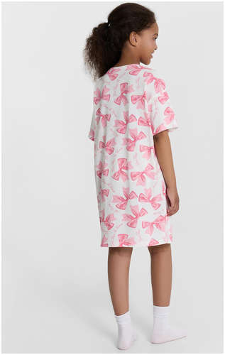 Сорочка ночная для девочек белая с бантиками Mark Formelle / 103240975 - вид 2