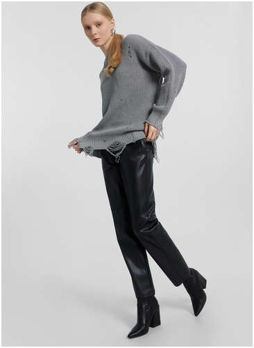 Брюки женские кожаные черные Mark Formelle 103217670