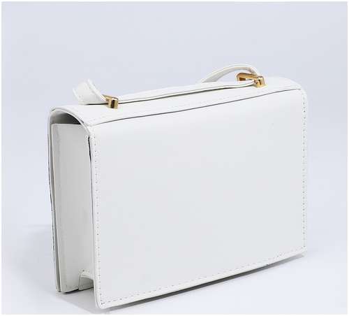 Сумка женская на магните, цвет белый / 103151952 - вид 2