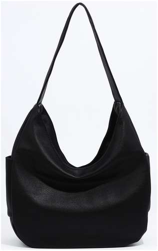 Сумка женская textura, мешок, большого размера, цвет черный 103151059