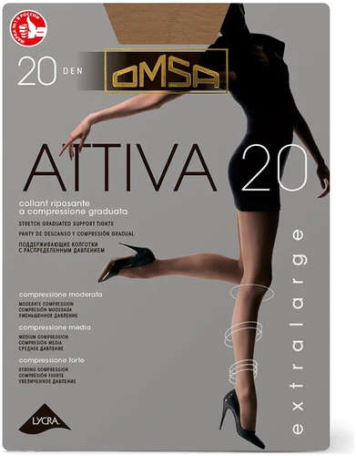 Колготки Oms Attiva 20 XXL Natural OMSA 103126191