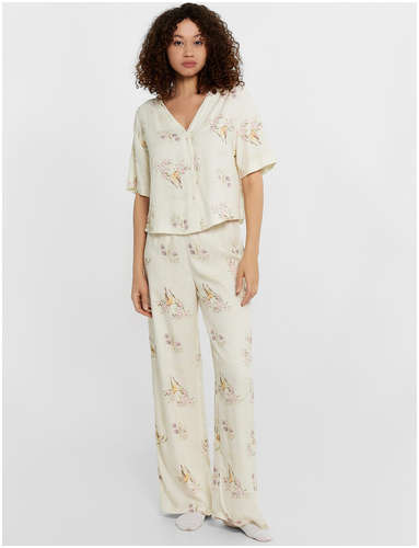 Комплект домашний женский кремовый с принтом Mark Formelle / 103224769 - вид 2