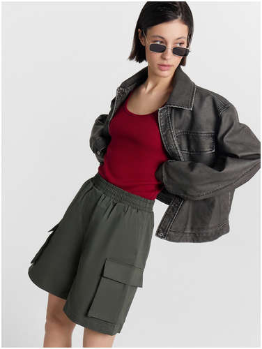 Шорты женские хаки Mark Formelle 103228407