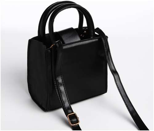 Сумка женская на молнии, цвет черный / 103158053 - вид 2