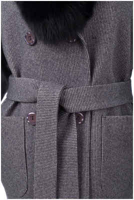 Пальто женское утепленное (пояс) EL PODIO / 10387920 - вид 2