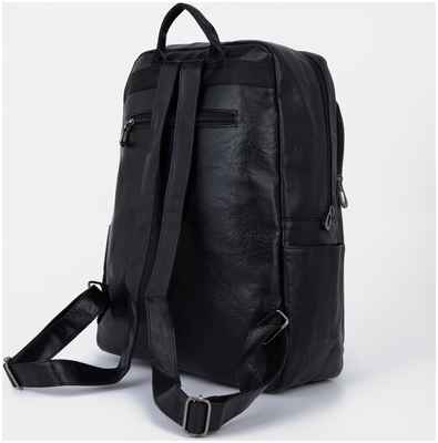 Рюкзак на молнии, цвет чёрный / 10386850 - вид 2
