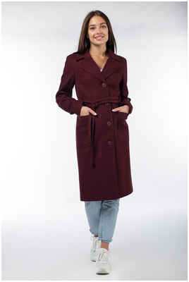 Пальто женское демисезонное (пояс) EL PODIO / 10386607 - вид 2