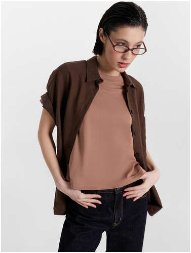 Футболка женская коричневая Mark Formelle 103226339