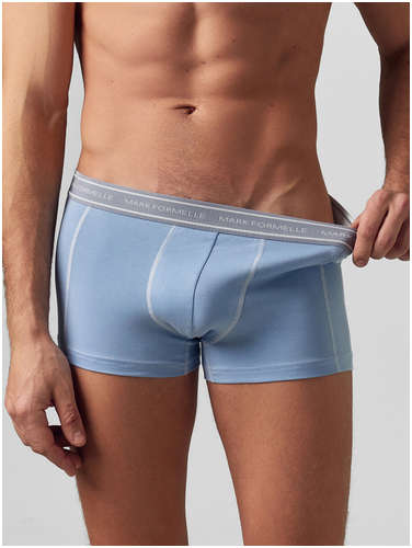 Трусы боксеры мужские голубые Mark Formelle / 103221445 - вид 2