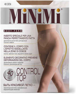 Колготки mini control top 40/140 (утяжка- шорты) nero MINIMI 103101806