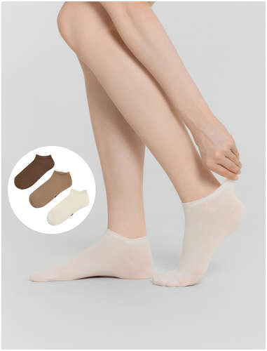 Женские носки короткие в наборе, 3 пары Mark Formelle 103239325