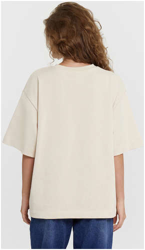 Футболка женская бежевая оверсайз Mark Formelle / 103240684 - вид 2