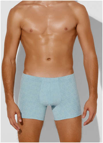 Трусы боксеры мужские голубые Mark Formelle 103237945
