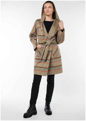 Пальто женское демисезонное (пояс) EL PODIO / 10385141 - вид 2
