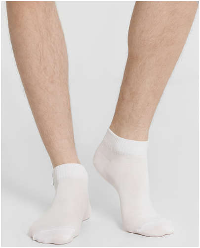 Носки мужские белые короткие Mark Formelle / 103236160 - вид 2