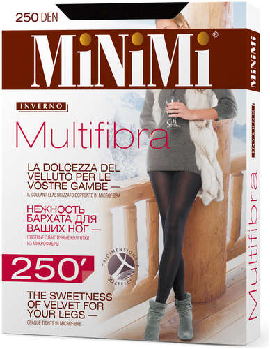Колготки mini multifibra 250 nero MINIMI 103156480