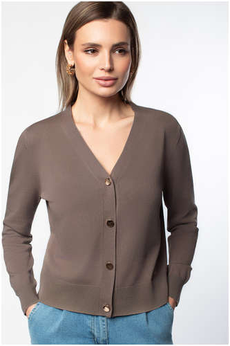 Кардиган кофейный VILATTE 103241168