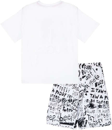 Комплект трикотажный фуфайка футболка шорты пижама PLAYTODAY / 103181553 - вид 2