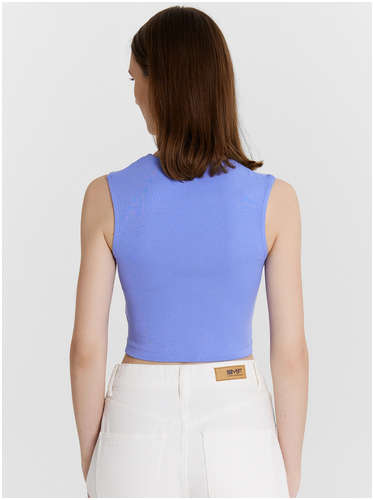 Топ женский фиолетовый укороченный Mark Formelle / 103238798 - вид 2