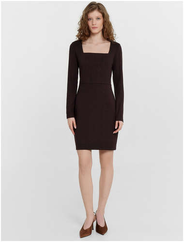 Платье женское коричневое Mark Formelle / 103231456 - вид 2