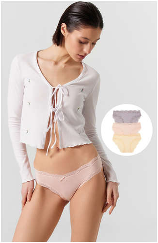 Трусы слипы женские в наборе, 3 шт Mark Formelle 103226298