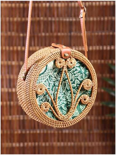 Сумка женская через плечо плетеная 103222276