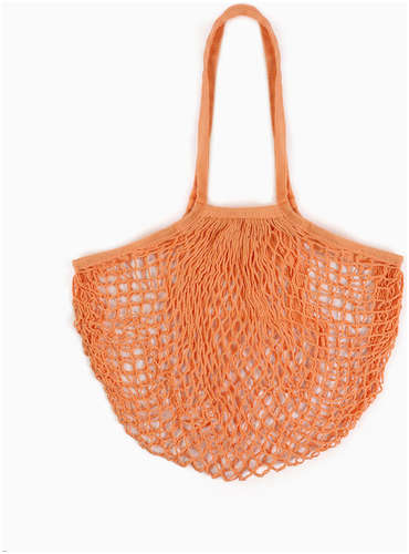 Сумка-авоська хозяйственная, клетка 1.5 см, оранжевая TAKE IT EASY 103230645