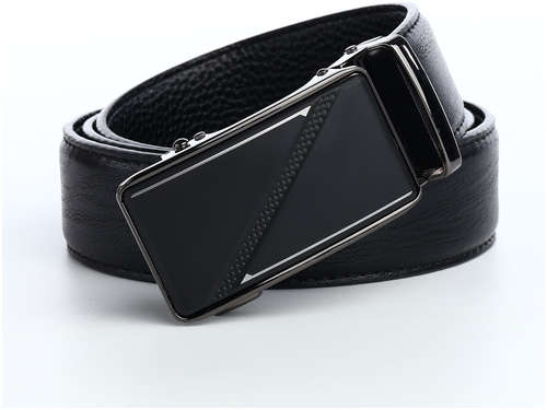 Ремень мужской, ширина 3,6 см, пряжка автомат, цвет черный / 103206455 - вид 2