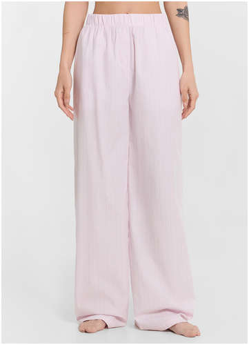 Брюки женские розовые в полоску Mark Formelle 103241380