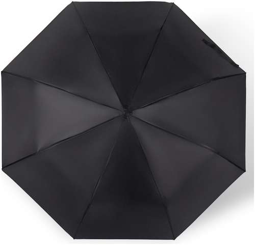 Зонт механический, dark afternoon, 3 сложения, 8 спиц, r=48/55 см, d=96 см, черный QF / 103145687 - вид 2
