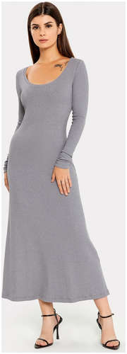 Платье женское макси серого цвета Mark Formelle 103166630